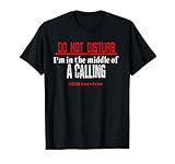 Manifest 828 Flight Montego Air Funny Do Not Disturb Calling T-Shirt