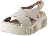ART Women's Brighton Heeled Sandal, Cream, 4 UK