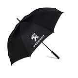 HONGYANFA Portable Car Windshield Umbrella for Peugeot 107 2008-2012, Automatic Folding Umbrella Travel Umbrella with the Car Logo,A