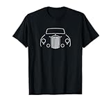 Wolseley 4/44 classic British car white outline graphic T-Shirt
