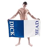 #winning Dick/Head Bath Towel Machine Washable 100% Polyester Novelty Gag Gift