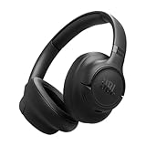 JBL Tune 730 BT Wireless Over-Ear Headphones with JBL Pure Bass Sound, Bluetooth 6.0, Foldable Design, Audio Cable, 76-Hour Battery Life and Google Fast Pair/Microsoft Swift Pair, Black