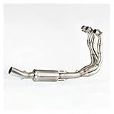 Motorcycle Exhaust Muffler For TRIUMPH For Trident 660 For Daytona 660 2021-2025 Motorcycle Exhaust Front Header Link Pipe Exhaust Muffler