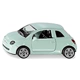 siku 1453, Fiat 500, Toy car for children, Metal,plastic, Mint, Rubber tyres