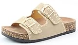 Heavenly Feet Womens Sandy Vegan Friendly Taupe Bio Sandals (Taupe, UK Footwear Size System, Adult, Women, Numeric, Medium, 5)