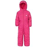 Trespass Kids' Waterproof Drip Drop Outdoor Rain Suit, Pink (Gerbera), 5/6 year