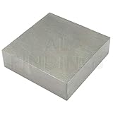 Jewellers Tools 100mm Square solid steel hardened doming dapping bench block 4" x 4" x 3/4" tool