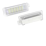 Clynex 2PC LED Under Door Courtesy Footwell Light Luggage Trunk Lamps, for BMW, E90 E91 E92 E60 E65 F10 F20 F30 E87 X5 E70 F15 X3 E83 F25 Car Footwell Lights