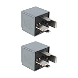 OTOTEC 2PCS Car Relay 5M5T-14B192-EA V23136-J4-X62 Compatible with Mondeo Fiesta Focus Ka Transit Kuga Ranger Explorer C-Max Galaxy S-Max B-Max 4 Pin DC12V 70A Plug In Mount