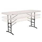 LIFETIME 6 ft (1.83 m) Commercial Adjustable Height Table
