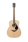 Yamaha FG800 the iconic beginner's acoustic guitar with an authentic sound for adults and teenagers, 4/4 wooden guitar in natural