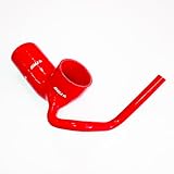 Silicone Induction Hose with Integral Breather Hose Compatible with Renault Clio 172/182/Cup 2002 ~ on (RED)