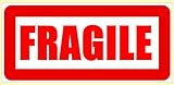 Large Fragile Stickers. 64 Large Fragile Labels. 4 x 2" 100 x 50mm. Flat Packed. EJI Labels