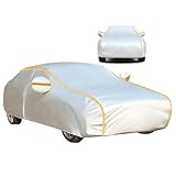 Car Cover for Lada 4x4 (372 x 168 x 164cm),Tear-Resistant Car Cover-Rain&Snow Proof+Dustproof+UV Protection+Breathable,Paint Guard&Indoor/Outdoor Use
