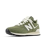 New Balance 574 V2 Unisex Sneaker, Dark Olivine/Sea Salt, 7.5 UK