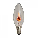 Eveready 10 x NEON Flicker Flame Candle Bulbs Small Edison Screw Cap E14 3 WATT 240 Volt, W
