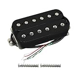 FLEOR Black Guitar Humbucker Pickups Alnico 5 Bridge Pickup 14-15k