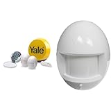 Yale HSA Essentials Alarm Kit, Battery Powered, 5 Piece Kit, Self Monitored & B-HSA6021 Alarm Accessory Pet Friendly PIR, Motion Activated, Accessory for HSA Alarms Including YES-ALARMKIT