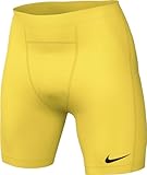 NIKE DH8128-719 M NK DF Strike NP Short Pants Men's Tour Yellow/Black Size M