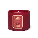 B&B Works Dark Velvet Oud 3-Wick Scented Candle – Warm Amber, Smoky Woods & Rich Oud Aroma – Luxury Soy Blend Candle for Home Décor & Relaxing Aromatherapy