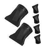 ULTECHNOVO 6pcs Hair Dryer Nozzle Replacement High-temperature Resistant Plastic Duckbill Concentrator for Precise Airflow Fast Drying and Heat Protection for Professional Salon Styling and