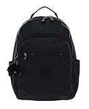 Kipling SEOUL Large Backpack, Signature Emb (Black)