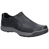 Hush Puppies Male Jasper Slip On Trainer, Black, 13