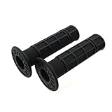 Tmuare Handle Grips for Honda CRF250R CRF250X CRF450R CR125 CR250 CR500 XR250 XR400 XR650 Suzuki RM125 250 RMZ250 450 Pit Dirt Bike (Black)
