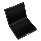 TOPINCN Oboe Reed Case Storage Reed Storage Case Wooden Oboe Reeds Case Oboe Reeds Box Cover Reed Case Holder Wooden and PU Leather for 10/12/20pcs Oboe Reeds(10PCS)
