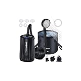Spopal Portable Camping Shower - [Upgraded] 10000mAh Rechargeable Shower Pump with 20L Collapsible Bucket, IPX8 Waterproof Outdoor Portable Shower for Camping for Hiking, Travel, Car, Pet