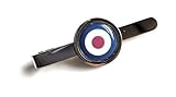 Handmade by Purple Petals Jewellery Box. Silver Plated RAF MOD Themed Tie Pin Slide