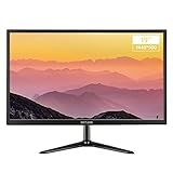 HTNZIR 19 Inch PC Screen Computer Monitor, VESA, 60Hz, 1440x900 Business Display with HDMI and VGA Ports, Dual Built-in Speakers, 170° Wide Viewing Angle LED Desktop Monitor, Black