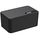 iDiskk Safe Timed Lock Box, Phone Lock Box with Timer Unplug from Phones, standard Self-Control Timer lock box for Addiction Management-Black