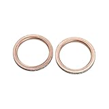 parts 50MM Exhaust Pipe Gasket Fit For Ya YXR45F Rhino450 VMX1200 V-Max XVZ1200 BW350 XS650S SR500 TT500 XS650 XT500(2pcs)