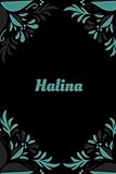 Halina: Vorname auf dem Cover, Schönes Tagebuch Geschenk zum Geburtstag für Halina
