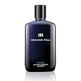 GRAHAM HILL Stowe Wax Out Charcoal Shampoo for Men - Detoxifying Mens Shampoo (100ml), Ideal for Oily Hair Shampoo with Natural Ingredients, Reduces Dandruff and Promotes Healthy Hair Growth