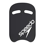 Speedo Unisex-Adult Kick Board | Comfortable | Waterproof Design | Build Lower Body Strength, BLACK, One Size