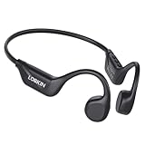 LOBKIN Bone Conduction Headphones Bluetooth 5.4, Open Ear Headphones Wireless with Mic, IPX5 Waterproof Sports Earphones for Running, Gym Workout, Ski, Cycling