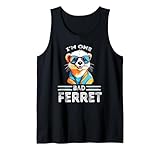 Bad Ferret Costume Cute Pet Owner Colorful Ferrets Tank Top