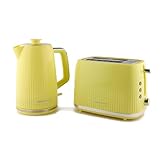 Hamilton Beach Kettle and Toaster Set, Miami, Electric Kettle 1.7L, Wide Slot Toaster 2 Slice, Boil Dry Protection, 7 Variable Browning Levels, Banana Split - HBMIAB