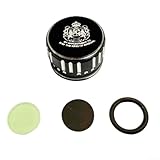 YJDOORPLAY Fishing Reel Brake Knob Spool Tension Control Mechanical Adjustment for ABU Garcia 3000 4000 5000 Series Baitcasting(black silver)