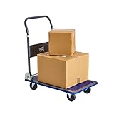 Neo Heavy Duty Aluminium Folding Sack Trolley Hand Truck Barrow Transport Wheels Extendable Handle (150 kg)