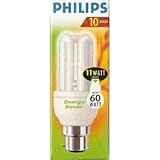 11 Watt (60 Watt equivalent) Philips Genie Energy Saver Light Bulb Bayonet Fi...