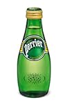 Perrier sparkling mineral water glass bottle 24x20cl