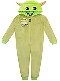 Star Wars Boys The Mandalorian Onesie Green 10-11 Years