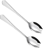 2PCS Stainless Steel Sporks – for Camping, Travel, Lunchboxes – Durable, Reusable, Easy to Clean Utensils for Outdoor & Everyday Use