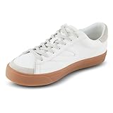 TRETORN Men's Kick Serve Sneaker, Bright White Moon Bean, 8 UK
