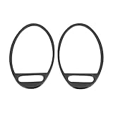 SG Store 2pcs Car Side Air Vents Carbon Fiber Trim Sticker 11.4 * 7.4cm Compatible with Mercedes Benz SLK R171 2004-2010