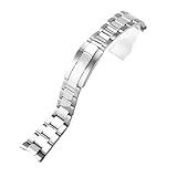 POYNMRE Watch Band Compatible With Rolex Oyster Perpetual Datejust DAYTONA SUBMARINER Luxury Men Watch Strap Stainless 904L Steel Bracelet 20mm(20mm)