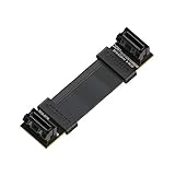 LINKUP - Flexible SLI Bridge GPU Cable Extreme High-speed Technology Premium Shielding 85 ohm Design for NVIDIA GPUs Graphic Cards | NOT compatible with AMD or RTX 2000/3000 GPU - [4cm]